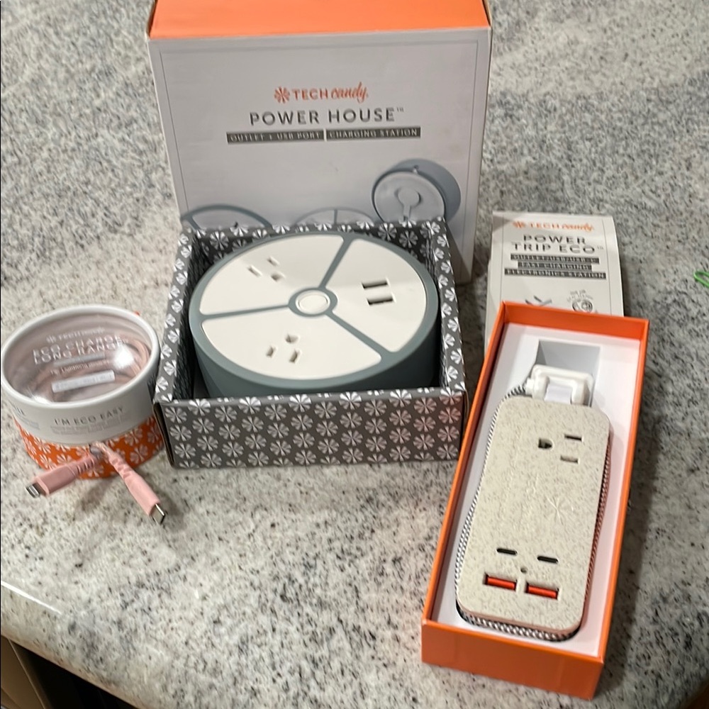 Tech Candy Gray Multi-Device Chargers for Cell Phones & more